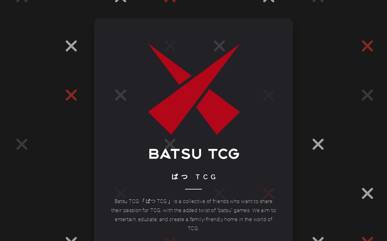 Batsu TCG · ばつ TCG
